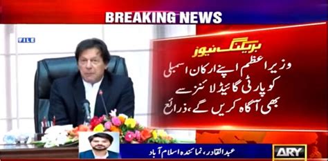 No Trust Move Pm Imran Khan To Meet Pti Mnas