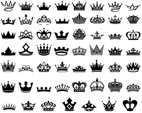 Crown Outline 3 Svg Crown Svg King Svg Queen Svg Princess Etsy ...