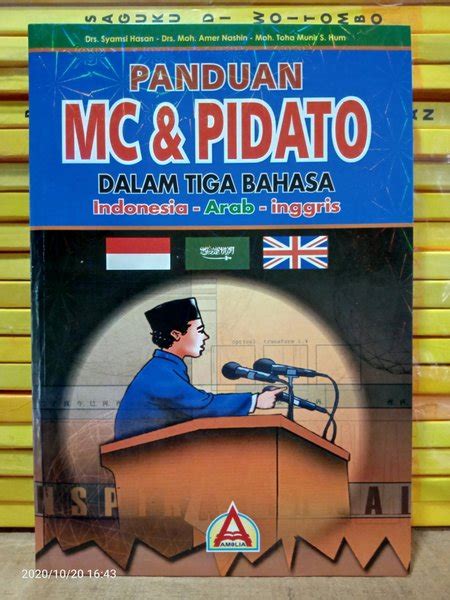 Jual Panduan MC PIDATO Dalam Tiga Bahasa Indonesia Arab Inggris