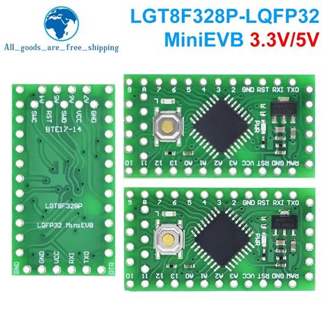 TZT-LGT8F328P-LQFP32-MiniEVB-3-3V-5V-Replaces-Pro-Mini-ATMEGA328P-Fully ...