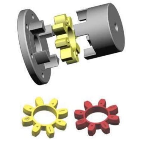 30mm To 60mm Spider Shaft Coupling 30x60mm Jaw Flexible Coupling Precision Plum Coupler Diameter