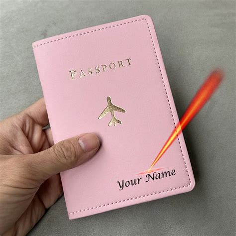 Customized Passport Cover With Names And Logo Travel Personalized