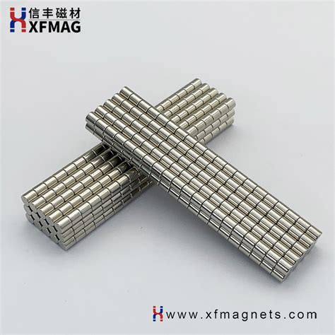 Permanent Magnets Super Strong N35 N52 Neodymium Cylinder Nickel