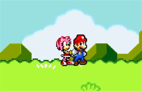 Mario X Amy sprite picture by Aquamimi123 on DeviantArt