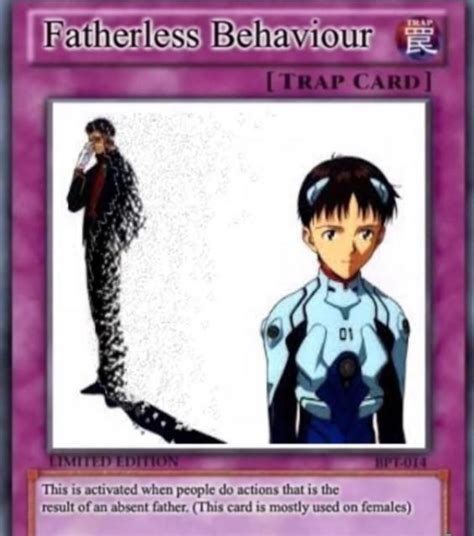 Fatherless Trap Card Fatherless Behavior Know Your Meme