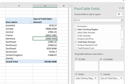 Excel Creating A Table Ptr