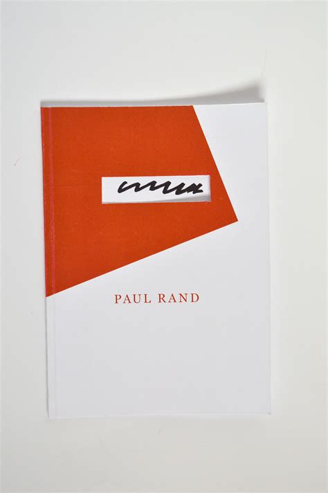 Book about Paul Rand on Behance