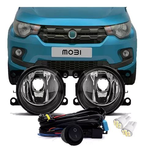 Kit Farol De Milha Auxiliar Fiat Mobi 2017 2018 2019 2020