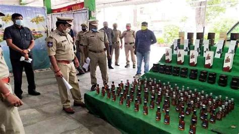 Illegally Stored Liquor Worth Rs 7 Lakhs Seized In Sultanabad Indtoday