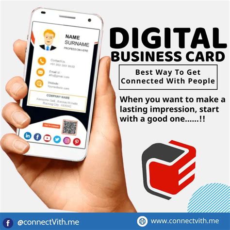 How A Digital Business Card Can Help You Get Ahead Connectvithme