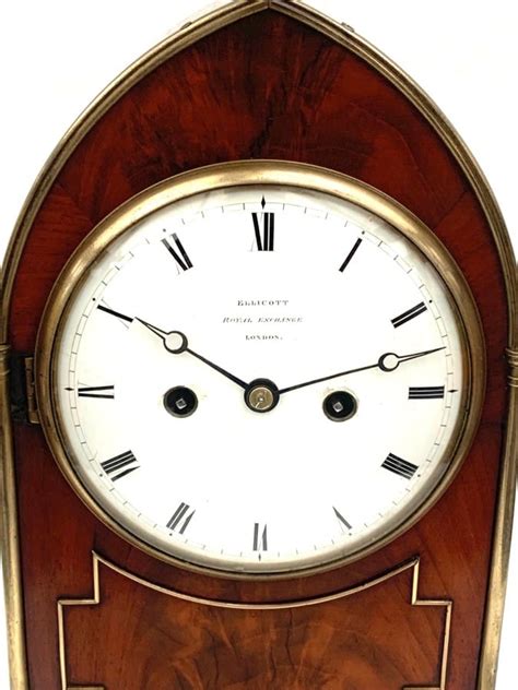 Rare Ellicott English Day Twin Fusee Bracket Clock Royal Exchange