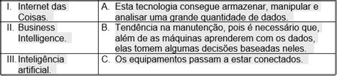 Leia E Associe As Duas Colunas Sobre As Tecnologias Utilizadas Na