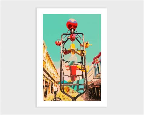 Cuba Street Art Print, Wellington | Felt