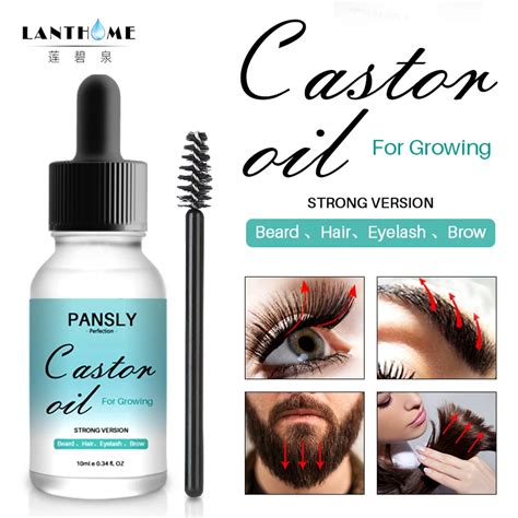 Organic Castor Oil For Eyelash Growth Treatments Grow Eyebrow Enhancer