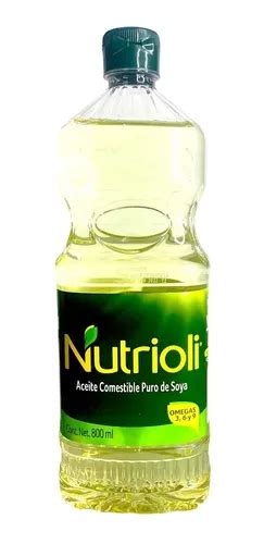 Aceite Puro De Soya Vegetal Nutrioli Botella 800 Ml En Venta En Melchor