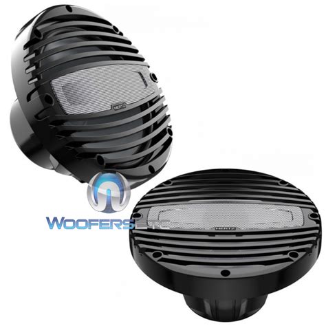 HERTZ HMX8LD BLACK RGB LED 8 200W MARINE COAXIAL TWEETERS BOAT 4 OHM