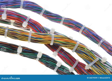 Bundles Of Network Cables Stock Image Image Of Concept 26079599