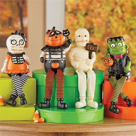 The Holiday Aisle® Hand Painted Spooky Halloween Monster Figurines