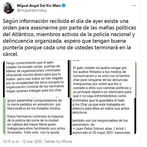 El Abogado Miguel Ángel Del Río Denuncia Un Presunto Plan Para