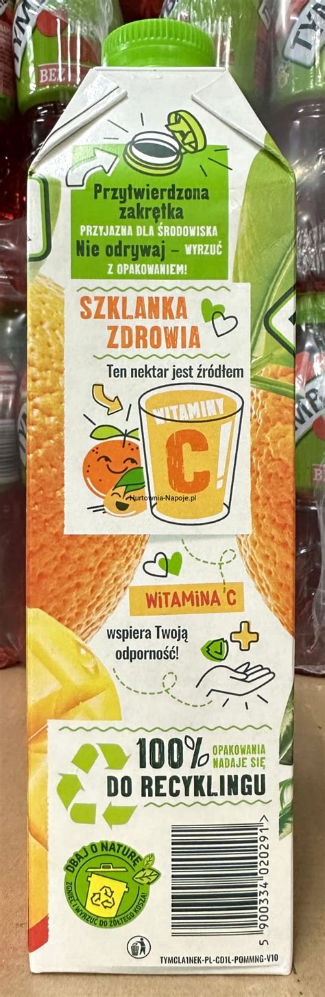 Tymbark Nektar Pomara Cza Mango L Karton Hurtownia Z Napojami