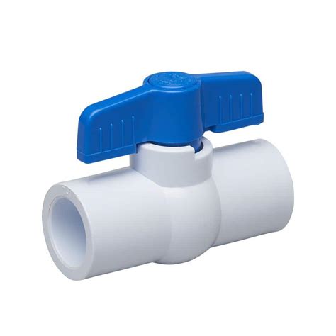 Everbilt 1 In PVC Schedule 40 Solvent X Solvent Ball Valve 107 635EB