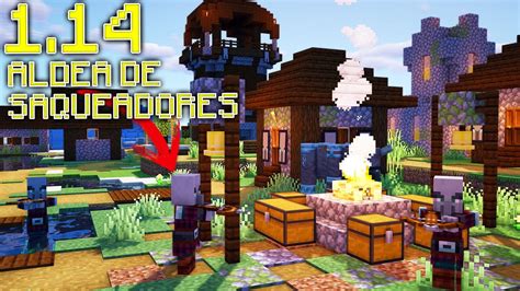 Como Seria Una Aldea De Saqueadores En Minecraft Youtube