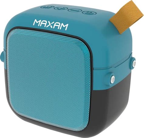 Maxam Yx B Draadloze Bluetooth Speaker Blauw W Bass Bol