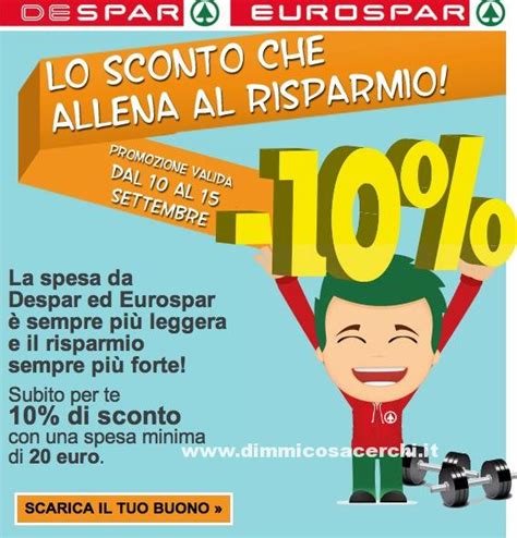 Buono Sconto Despar Da Stampare DimmiCosaCerchi