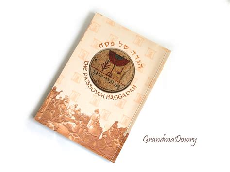 Passover Haggadah Booklet Bilingual Hebrew English Haggadah Etsy Uk