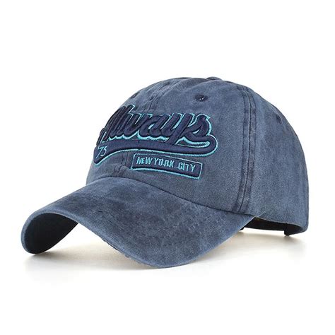 Casual Denim Baseball Cap Men Letter Style Spring Summer Snapback Hats