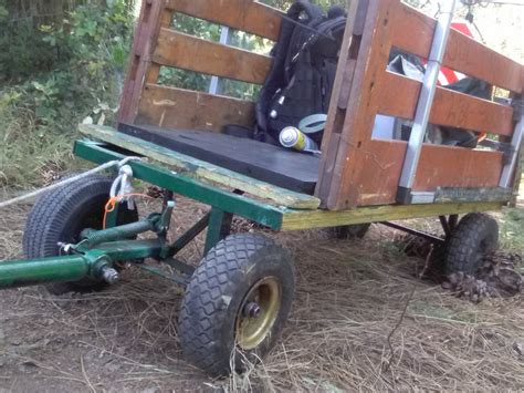 Four Wheel Bike Trailer With Adjustable Length 5 Steps Instructables