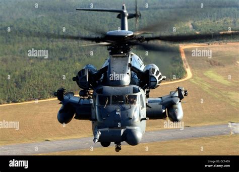 An mh 53 pave low helicopter flies over florida on friday hi-res stock ...