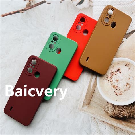 Itel A58a58 Proa49 Case Black Soft Tpu Full Protective Cover Shopee