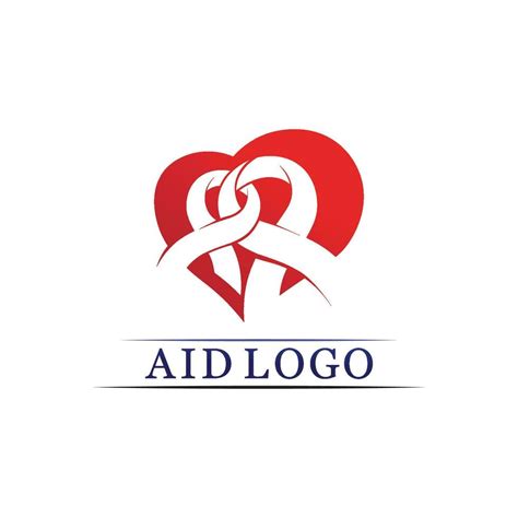 aids ribbon logo and world aids day vector design 24380534 Vector Art at Vecteezy