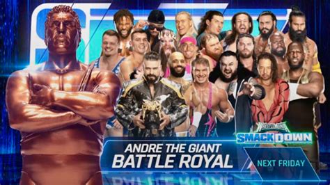 Multiple Names Confirmed For Andre The Giant Memorial Battle Royal On 4