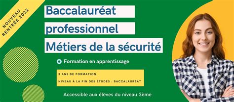 Bac Pro M Tiers De La S Curit En Apprentissage Ensemble Scolaire