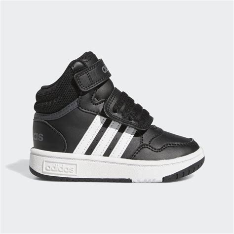 Adidas Hoops Mid Shoes Black Adidas Tz