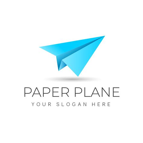 Simple Paper Plane Logo & Business Card - The Design Love