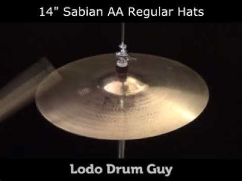 SOLD OUT 14 Sabian AA Regular Hats Hi Hat Set YouTube