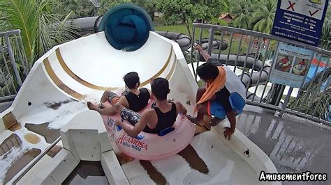 A'Famosa Water Theme Park in Melaka, Malacca, Malaysia - rides, videos ...