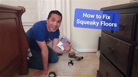 How To Fix Squeaky Floors Youtube