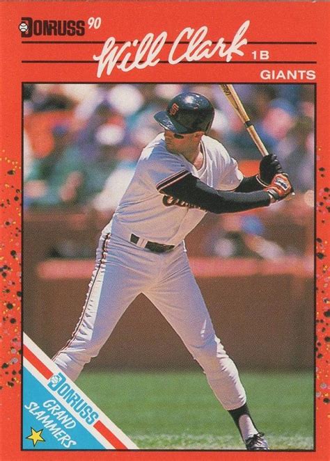 Donruss Grand Slammers Will Clark Trading Card Database