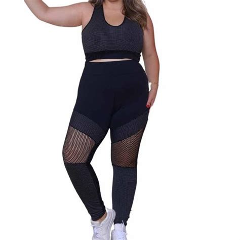 Conjunto Plus Size G G G G Roupa Academia Feminina At Academia