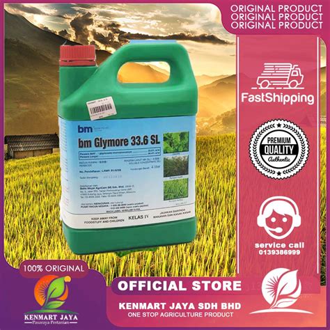 Bm Glymore Herbicide Racun Rumput Litre Shopee Malaysia