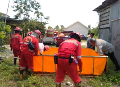 Bantu Percepat Padamkan Karhutla Bpbd Kotim Pasang Embung Portabel