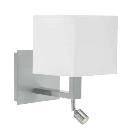 Satin Chrome Wall Light With Led Knuckle Reading Light R S Robertson