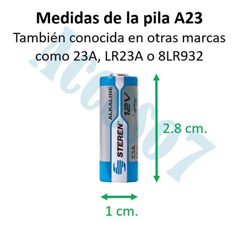 20 Pilas 23a Alcalinas 12v A23 23ae Lr23a V23ga 23ax Mn21 Envío gratis