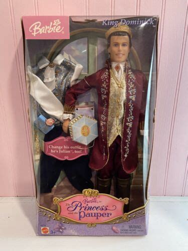 Barbie Ken As "Princess and the Pauper" King Dominick Doll Brand New | #4627065269