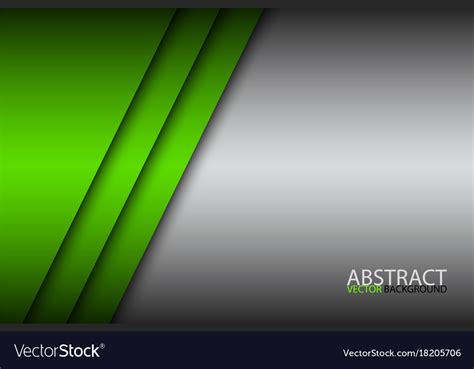 Modern Green Abstract Background Overlay Paper Vector Image