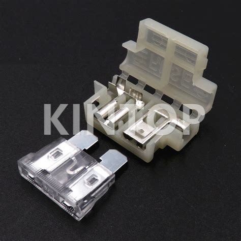 1 Set 1way Car Middle Fuses Box Automobile Blade Type Fuse Block Auto Standard Middle Fuse